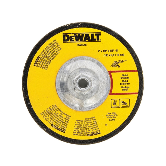 DISCO DE CORTE DEWALT 7 "X1 / 4" X 5/8 "-11 DW4548