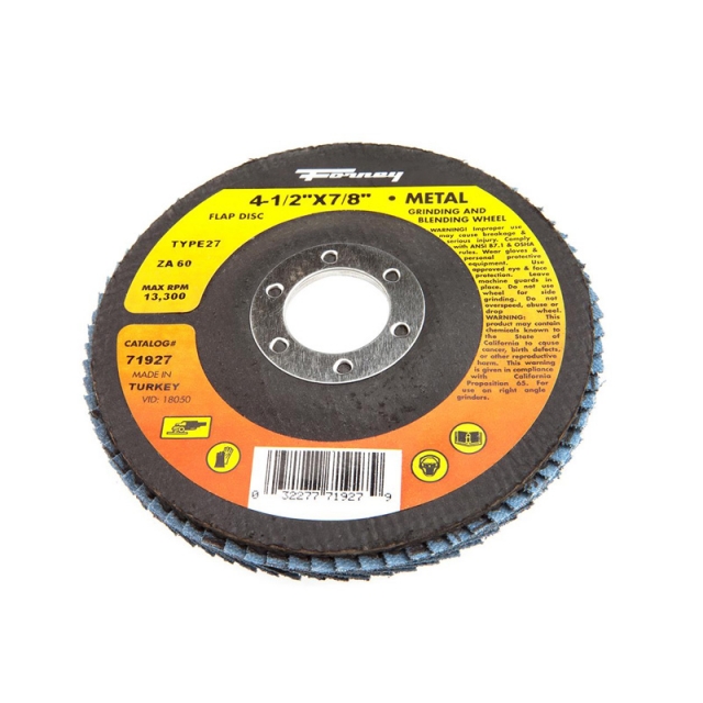 DISCO DISCO T-FLAP DE ALTA DENSIDAD DE ZIRCONIA TIPO 29, 4-1/2 "X 7/8"-11THD 60 -71927